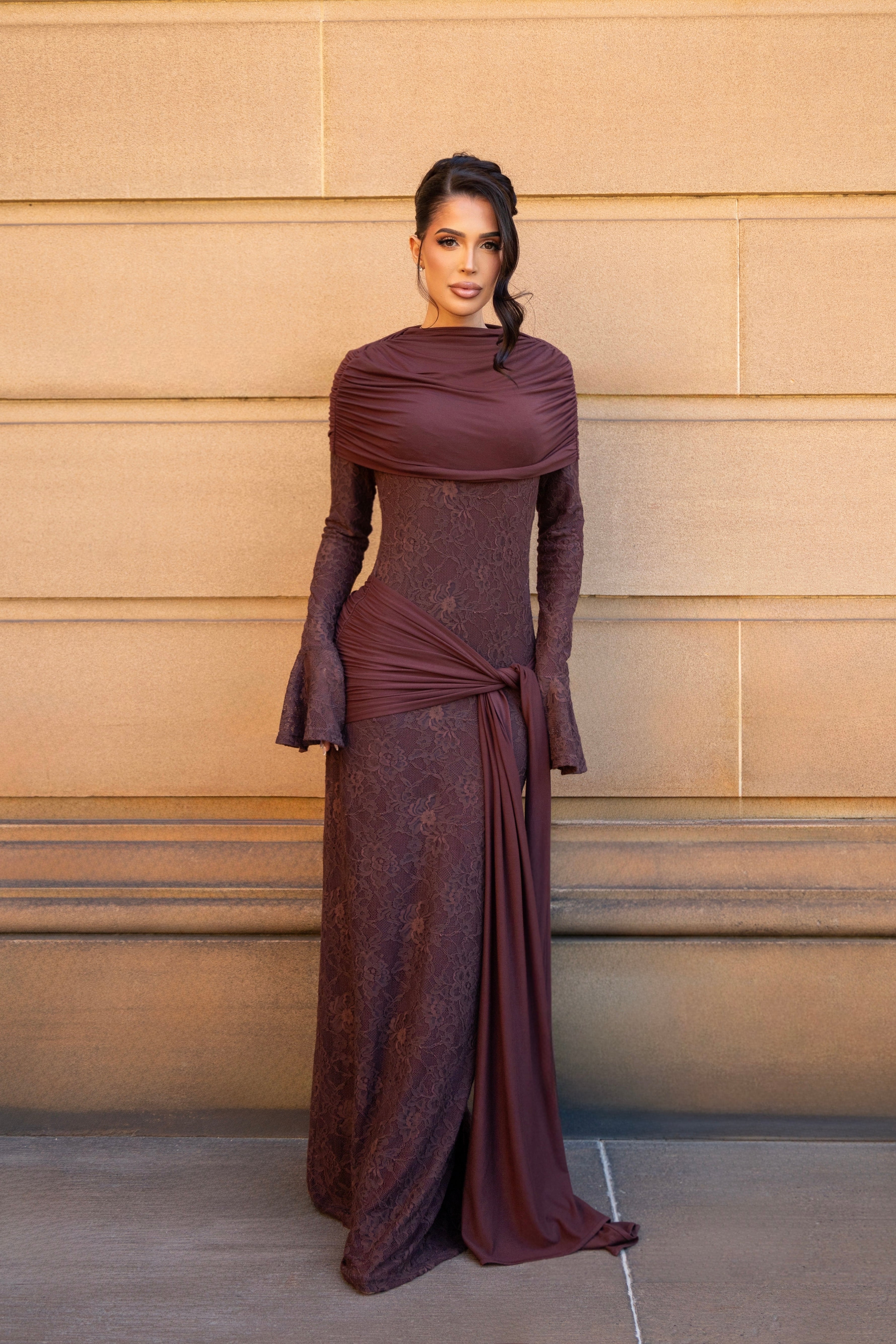 ROSALIE Lace Modest Dress | L'ATELIER V SANA THE LABEL ROSALIE Lace Modest Dress | L'ATELIER V SANA THE LABEL